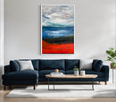 120 x 80 cm, Unikat, 'Orange County 1' (HW1-700) - Acrylgemälde von Hagen Wieland