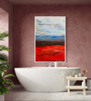 120 x 80 cm, Unikat, 'Orange County 2' (HW1-701) - Acrylgemälde von Hagen Wieland