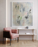 140 x 120 cm, Unikat, 'VANILLA' (EGE29-719) - Acrylgemälde von Birgit Egen