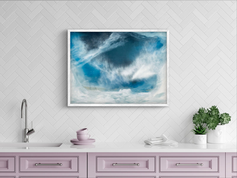 60 x 80 cm, Unikat, 'Heaven can wait' (HW1-790) - Acrylgemälde von Hagen Wieland