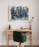 80 x 100 cm, Unikat, 'MOUNTAINS' (EGE29-720) - Acrylgemälde von Birgit Egen