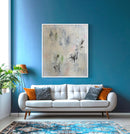 140 x 120 cm, Unikat, 'VANILLA' (EGE29-719) - Acrylgemälde von Birgit Egen