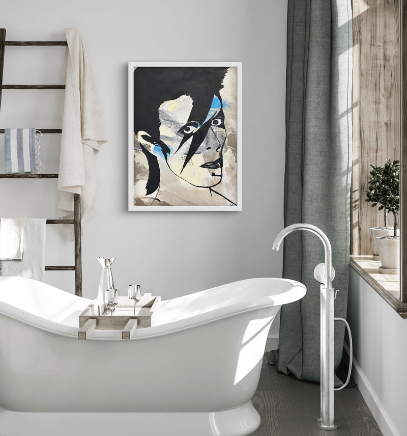 80 x 60 cm, Unikat, 'David' (HW1-806) - Acrylgemälde von Hagen Wieland