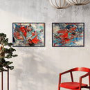 60 x 80 cm, Unikat, 'Dancing on the beam' (BEZ30-751) - Öl-/Acrylgemälde von Marion Bezdek