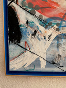 60 x 80 cm, Unikat, 'Dancing on the beam' (BEZ30-751) - Öl-/Acrylgemälde von Marion Bezdek