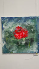 70 x 70 cm, Unikat, 'Sonnenuntergang über San Franzisko' (HW1-844) -  von Hagen Wieland
