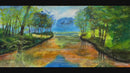 42 x 90 cm, Unikat, 'Am See (Tryptichon)' (HW1-524) -  von Hagen Wieland