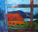 50 x 60 cm, Unikat, 'Fensterblick' (PGR16-413) - Acrylgemälde von Philipp Grieb