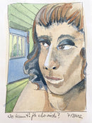 23 x 16 cm, Unikat, 'Wer kummt´n jetz scho wida?' (TP4-126) -  von Thomas Popp