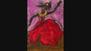 70 x 50 cm, Unikat, 'Flamenco' (MG3-46) - Acrylgemälde von Maria Gehwolf