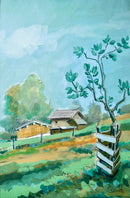 53 x 43 cm, Unikat, 'Am Hang' (TP4-282) -  von Thomas Popp