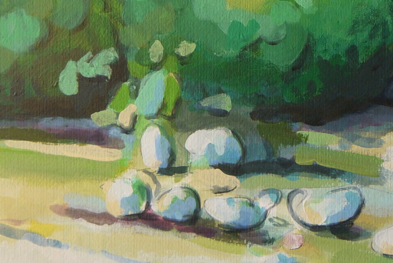 70 x 50 cm, Unikat, 'Arkadia 2' (TP4-371) -  von Thomas Popp