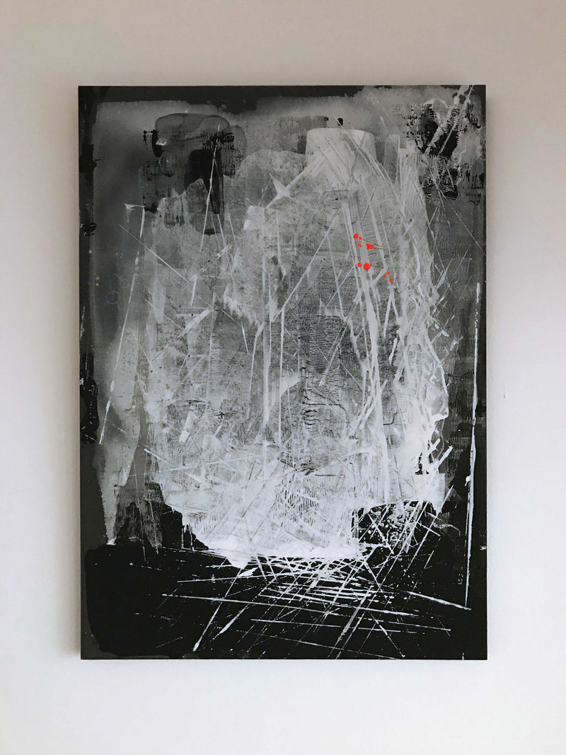 61 x 43 cm, Unikat, 'Face' (YVN5-148) -  von Yvonne Neff