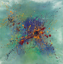 60 x 60 cm, Unikat, 'Feel Happy' (KARO2-132) - Acrylgemälde von Karen Rohde