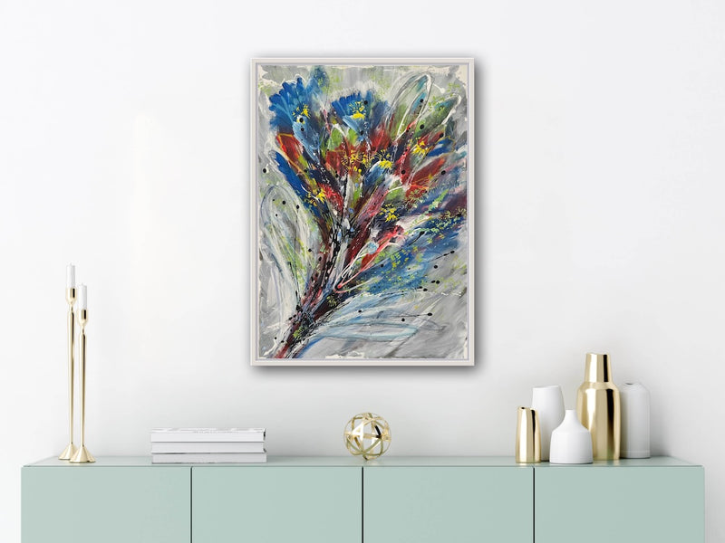 70 x 50 cm, Unikat, 'Coloris' (HW1-470) - Acrylgemälde von Hagen Wieland