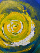 70 x 100 cm, Unikat, 'Nachtschatten' (KARO2-26) - Acrylgemälde von Karen Rohde