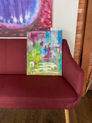 50 x 40 cm, Unikat, 'Indian Summer' (MG3-41) - Acrylgemälde von Maria Gehwolf