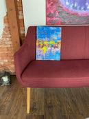 40 x 30 cm, Unikat, 'Autumn lake' (MG3-51) - Acrylgemälde von Maria Gehwolf