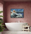 70 x 100 cm, Unikat, 'Great Ocean Road 2' (HW1-440) - Acrylgemälde von Hagen Wieland