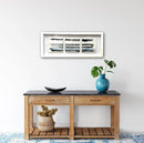 34 x 84 cm, Unikat, 'Moor im Winter' (HW1-392) - Acrylgemälde von Hagen Wieland