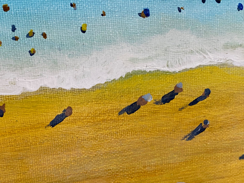 60 x 80 cm, Unikat, 'Lido' (HW1-98) - Acrylgemälde von Hagen Wieland