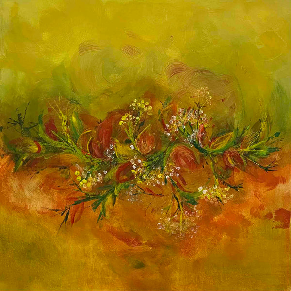 50 x 50 cm, Unikat, 'Herbstlicht' (KARO2-112) - Acrylgemälde von Karen Rohde