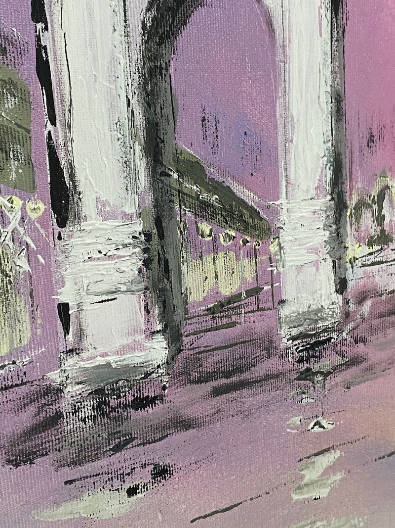 70 x 70 cm, Unikat, 'Siegestor' (HW1-135) - Acrylgemälde von Hagen Wieland