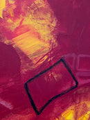 70 x 70 cm, Unikat, 'Kraftwerk' (KARO2-140) - Acrylgemälde von Karen Rohde