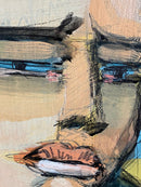 60 x 43 cm, Unikat, 'Der Erste am Strand' (TP4-207) -  von Thomas Popp