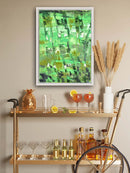 70 x 50 cm, Unikat, 'Birken Grün' (HW1-457) - Acrylgemälde von Hagen Wieland