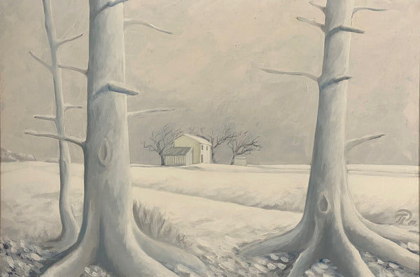 67 x 97 cm, Unikat, 'Winter' (TP4-208) -  von Thomas Popp