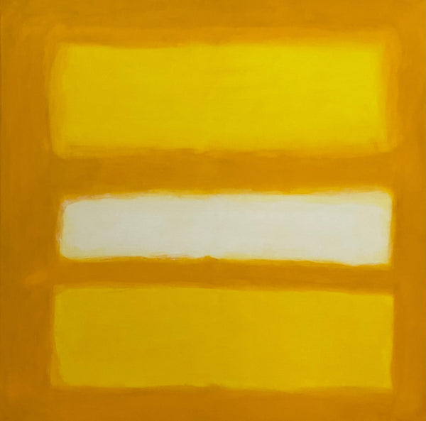 100 x 100 cm, Unikat, 'yellow window' (GIN6-174) -  von  Gintonic