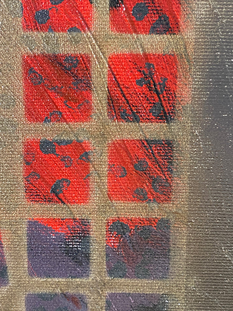 50 x 50 cm, Unikat, 'Goldener Reiter' (HW1-184) - Acrylgemälde von Hagen Wieland