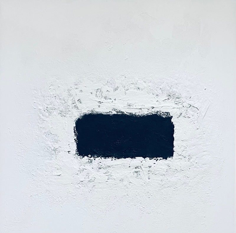 100 x 100 cm, Unikat, 'Black Square' (HW1-213) - Acrylgemälde von Hagen Wieland