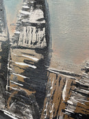 70 x 70 cm, Unikat, 'Angkor Wat' (HW1-447) - Acrylgemälde von Hagen Wieland