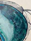 50 x 70 cm, Unikat, 'Garnelenhochzeit' (KARO2-181) - Acrylgemälde von Karen Rohde