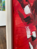 70 x 50 cm, Unikat, 'Birken Rot' (HW1-455) - Acrylgemälde von Hagen Wieland