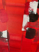 70 x 50 cm, Unikat, 'Birken Rot' (HW1-455) - Acrylgemälde von Hagen Wieland