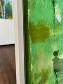 70 x 50 cm, Unikat, 'Birken Grün' (HW1-457) - Acrylgemälde von Hagen Wieland