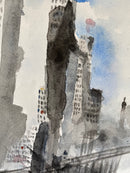 30 x 40 cm, Unikat, 'Kopie nach Wilhelm Thöny, “New York ‘33”' (CM7-252) -  von Charles Mills