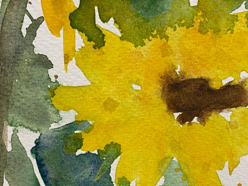 30 x 40 cm, Unikat, 'Sonnenblumen1' (CM7-217) -  von Charles Mills