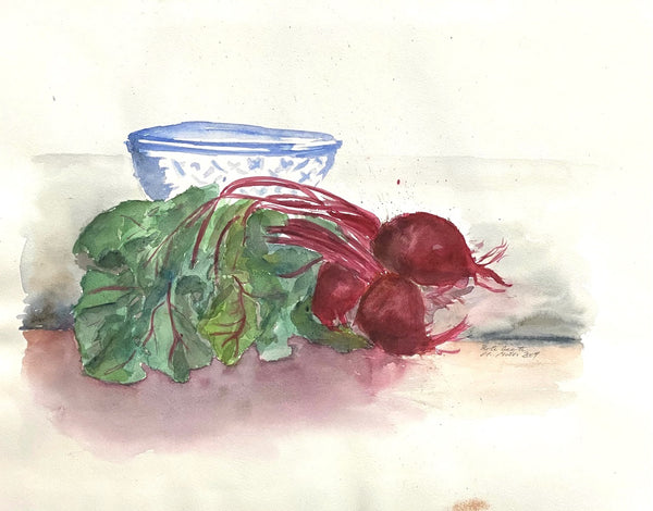 30 x 40 cm, Unikat, 'Rote Beete' (CM7-218) -  von Charles Mills