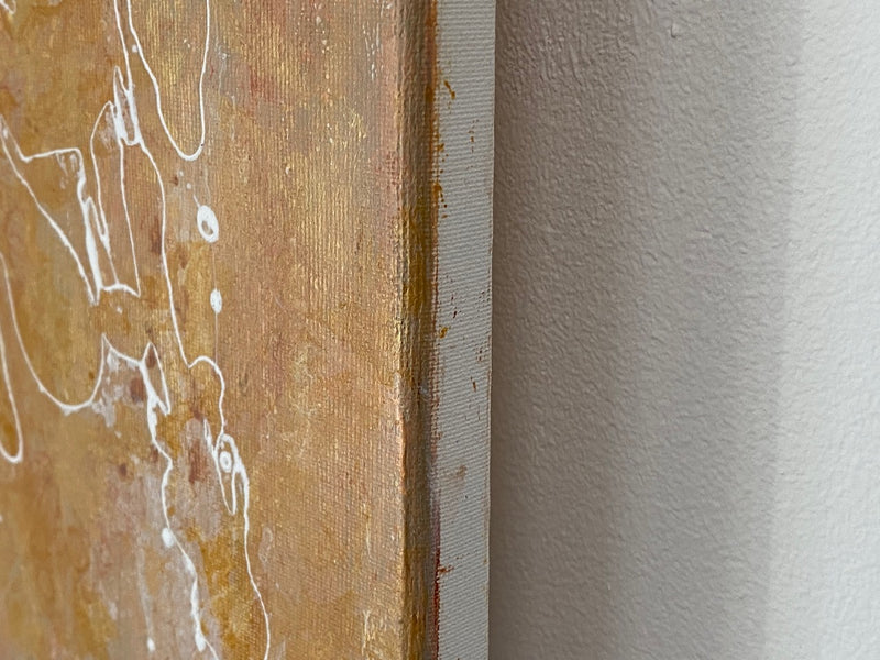 100 x 80 cm, Unikat, 'Leuchten' (YVN5-156) -  von Yvonne Neff