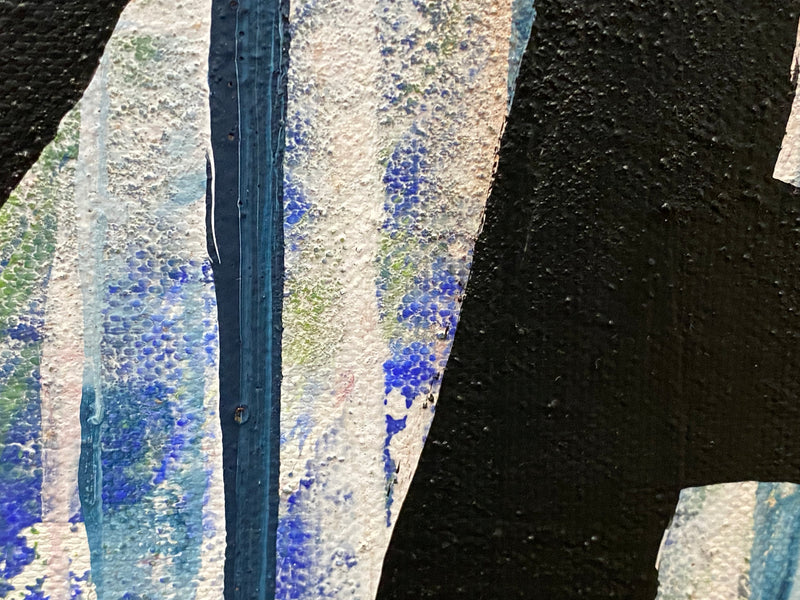 50 x 70 cm, Unikat, 'OH' (HW1-261) - Acrylgemälde von Hagen Wieland