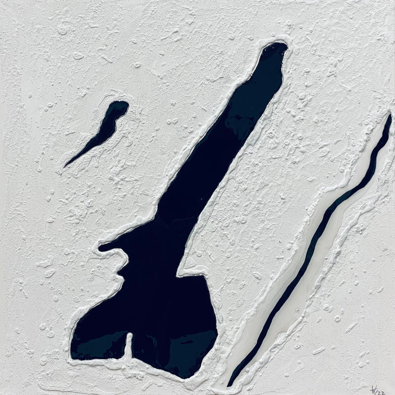 70 x 70 cm, Unikat, 'Lago di Garda' (HW1-267) -  von Hagen Wieland