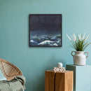 50 x 50 cm, Unikat, 'Stürmische See' (HW1-438) - Acrylgemälde von Hagen Wieland