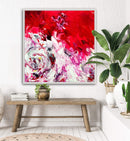 100 x 100 cm, Unikat, 'Aus tiefstem Herzen' (UBI17-426) - Acrylgemälde von Ute Bivona