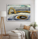 70 x 100 cm, Unikat, 'Delicate Arche' (HW1-432) - Acrylgemälde von Hagen Wieland