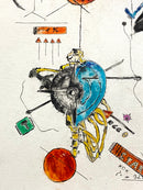 40 x 40 cm, Unikat, 'Sting' (VFE10-305) -  von Veronika Ferk