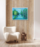 50 x 70 cm, Unikat, 'Weiden' (TP4-363) -  von Thomas Popp